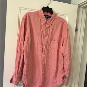 Polo by Ralph Lauren salmon color  Oxford Casual Shirt 17.5 inch /xl